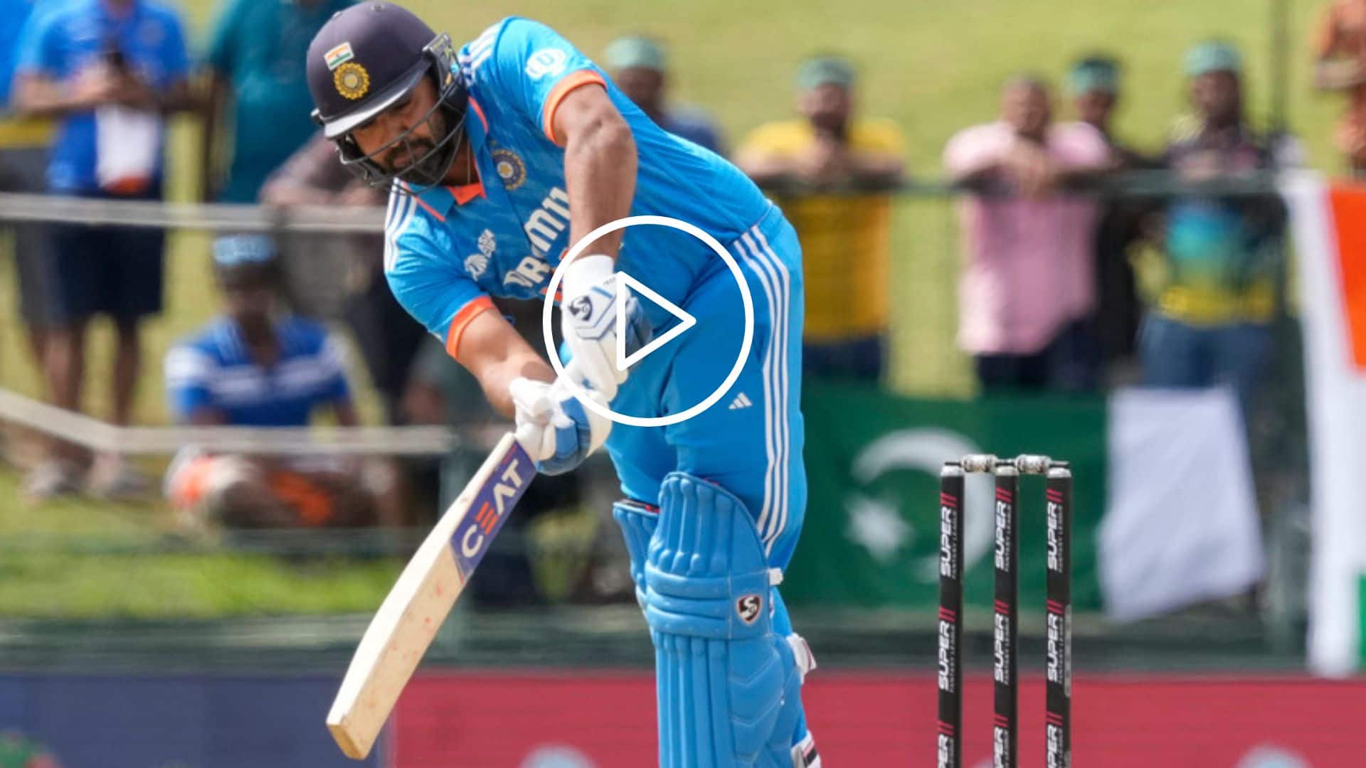 [Watch] Rohit Sharma Survives Early Scare; Gets Going With ‘Lucky’ Four